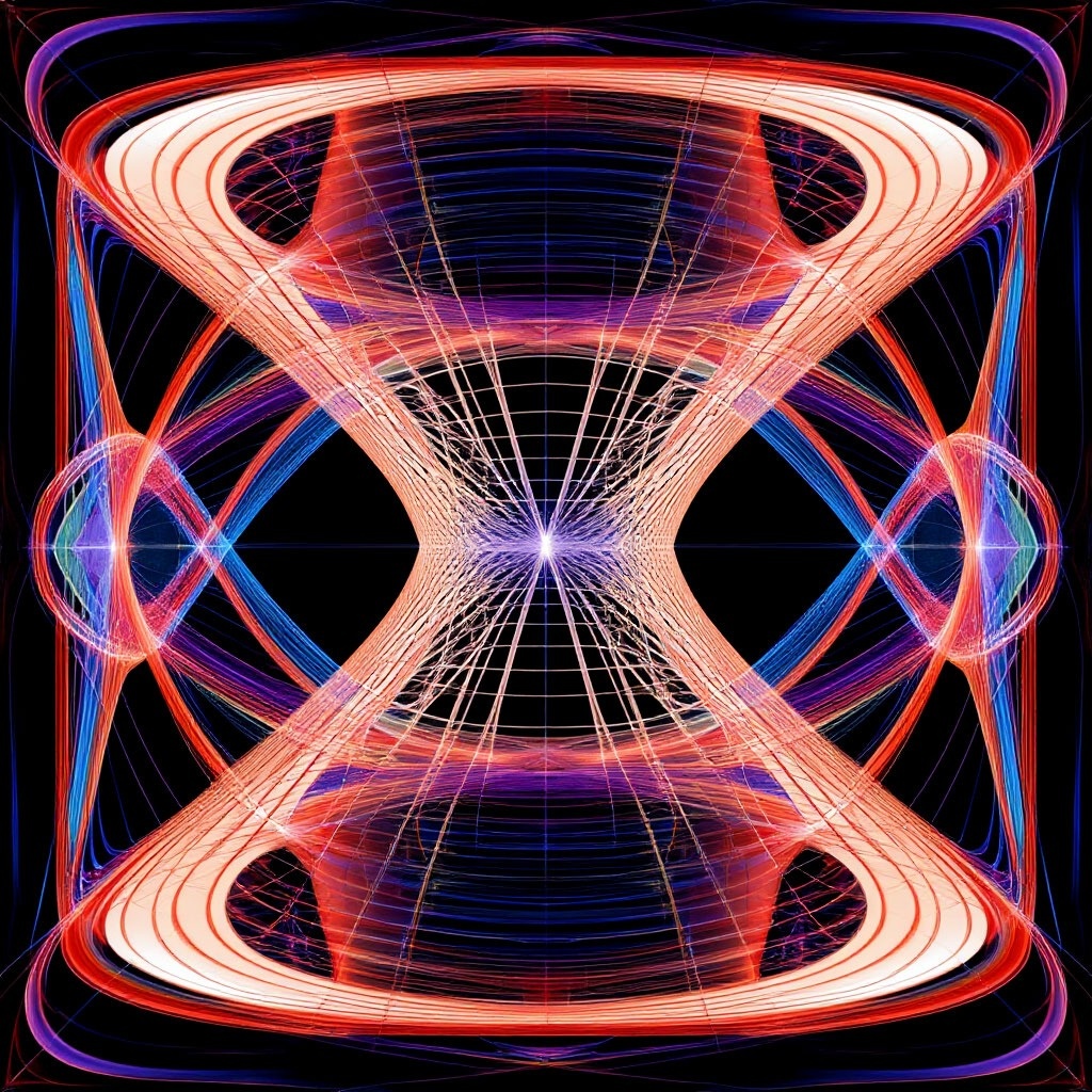 6-ти мерный гиперболоид , окружённый 6-ти мерным тором