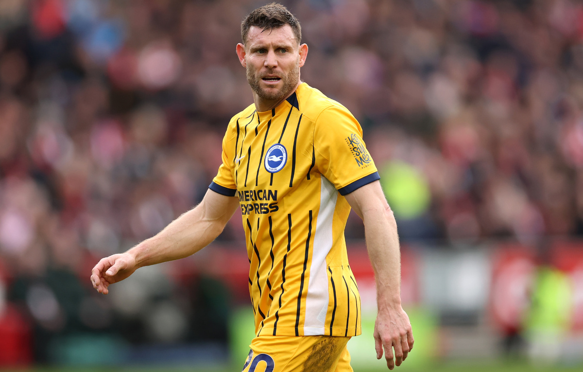    Полузащитник "Брайтона" Джеймс Милнер  Luke Hales/Getty Images