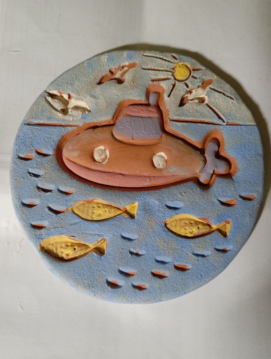 Керамика сделанная незрячей девочкой.