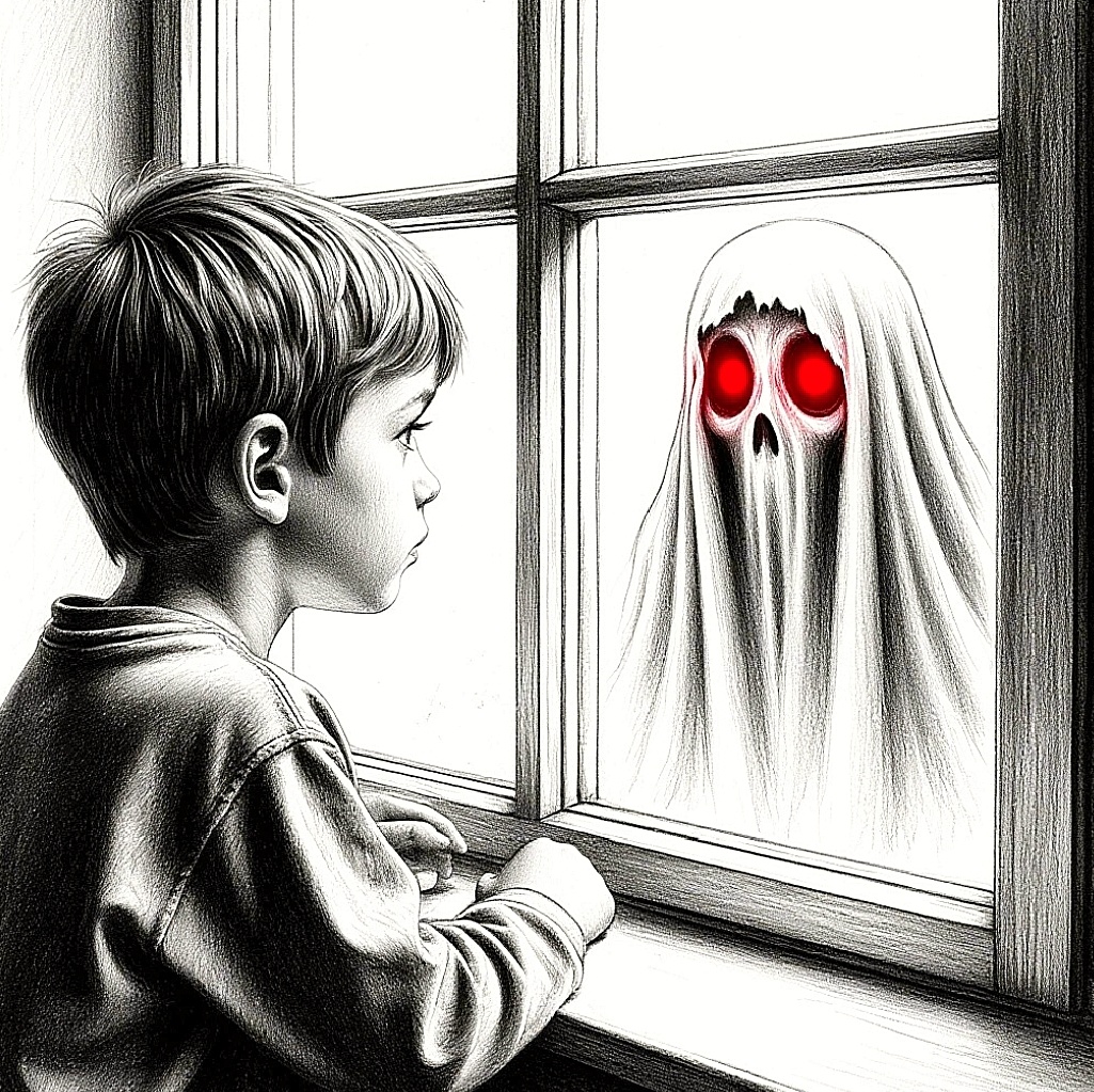 Они узнали, что дома нет мамы, что он один и конечно же пришли.