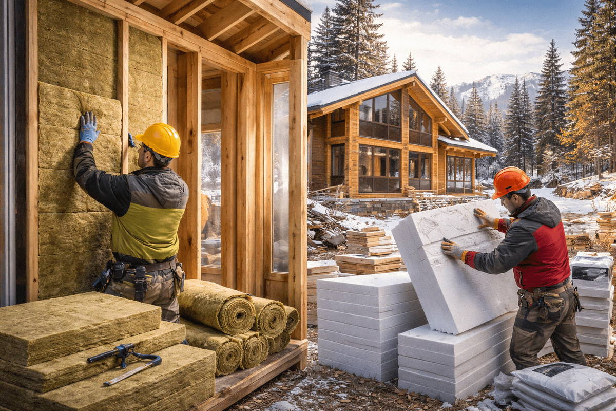 Сравнение утеплителей: минвата vs пенополистирол  📷
