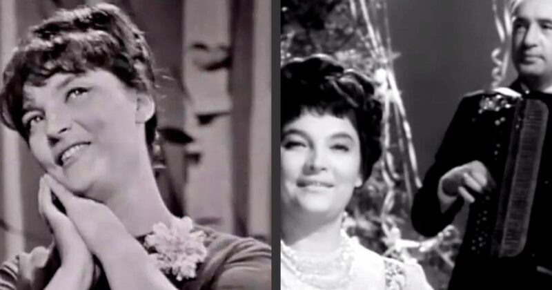    Ольга Воронец на пике своей славы.