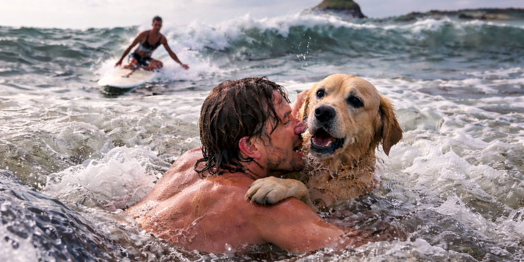 Русский на Бали прыгнул за чужим псом в океан. И на середине стало только хуже