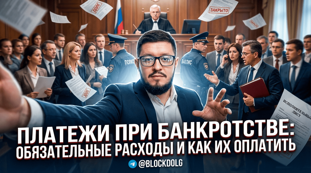    Обзор обязательных расходов при банкротстве и советы по их оплате. Максим