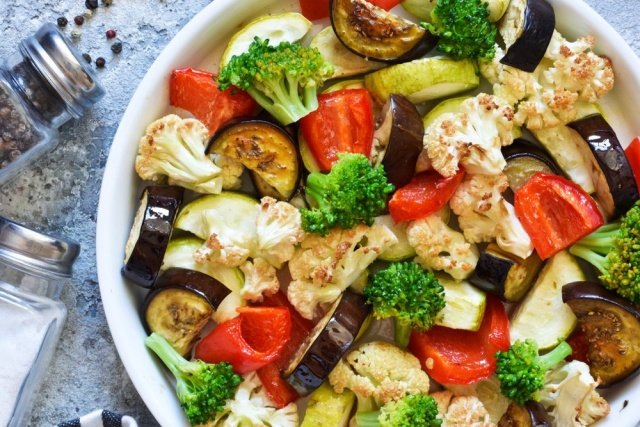 Красиво приготовленные овощи