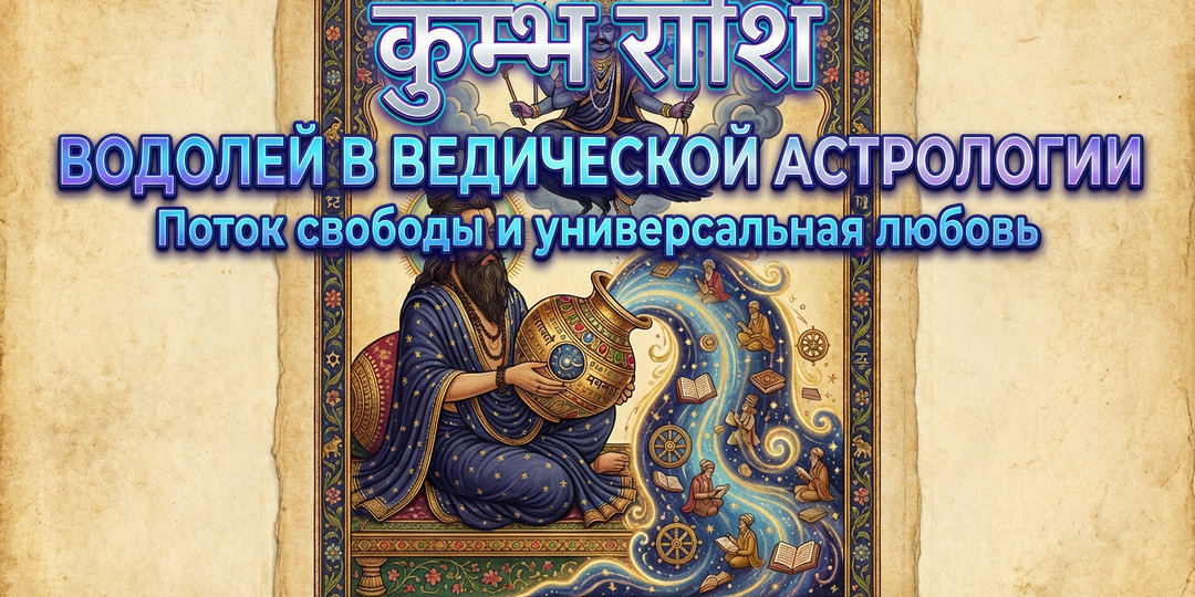 Водолей в ведической астрологии - сосуд мудрости и революционного сознания