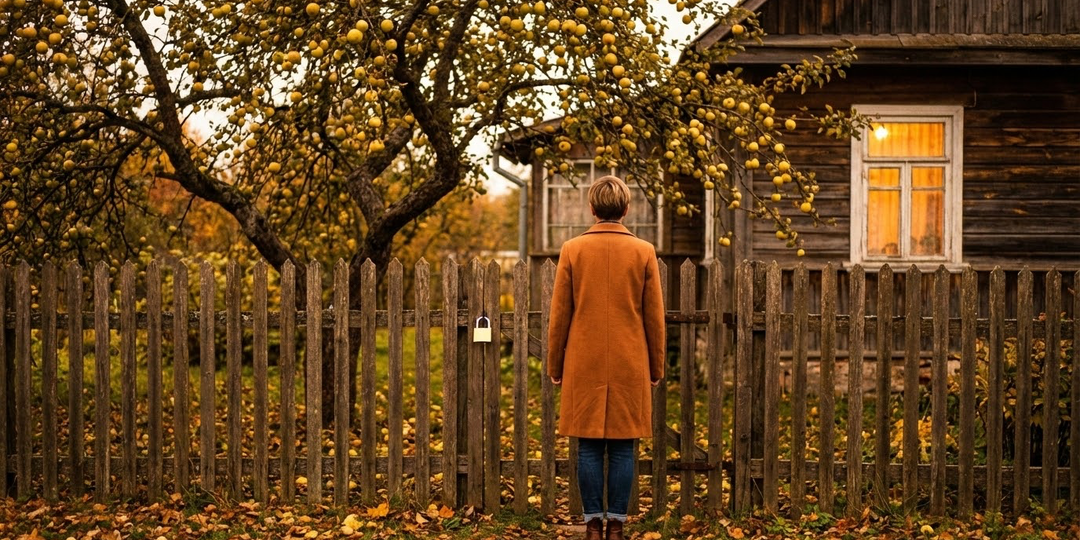 Вернулась в родной дом через двадцать лет. На калитке новый замок. В окне чужой свет