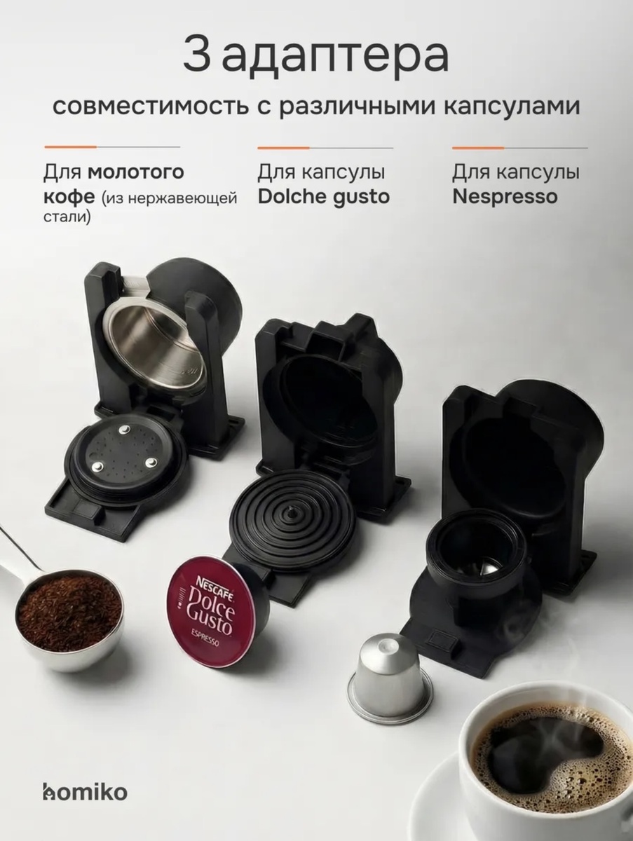 Адаптеры кофемашины Homiko CC-02 