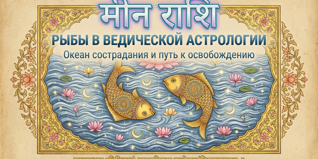 Рыбы в ведической астрологии - океан растворения и танец освобождения