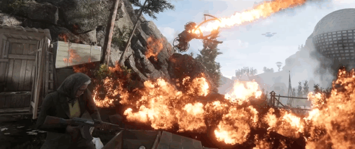 Gif картинка "Отрывок из трейлера игры Atomic Heart"