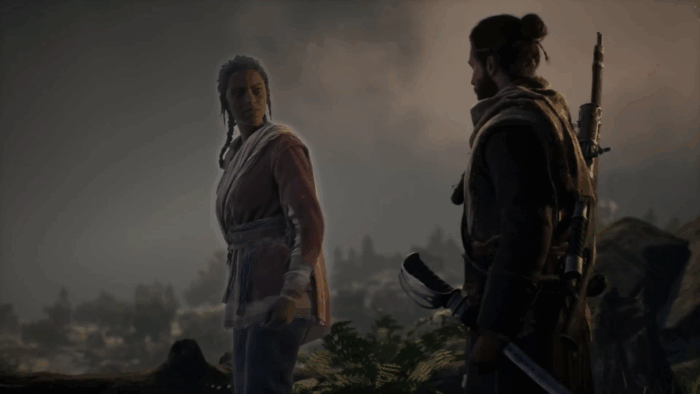 Gif картинка "Отрывок №2 из трейлера игры Banishers: Ghosts of New Eden"