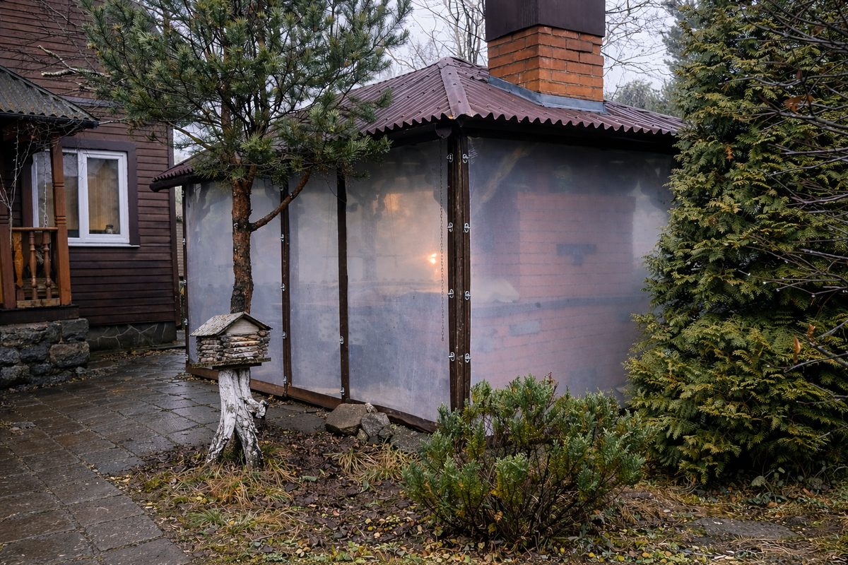 Мягкие окна помутнели