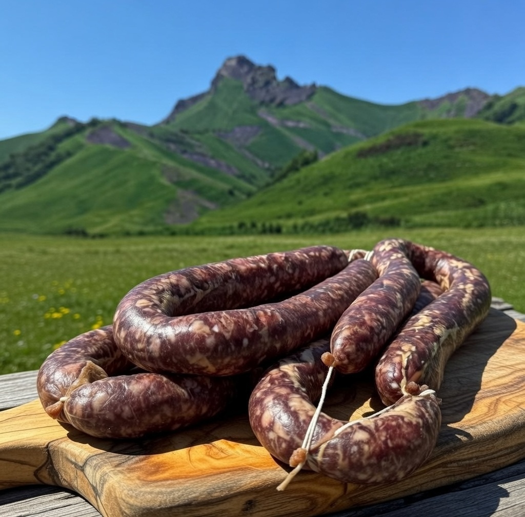 Дагестанская вяленная горная колбаса
