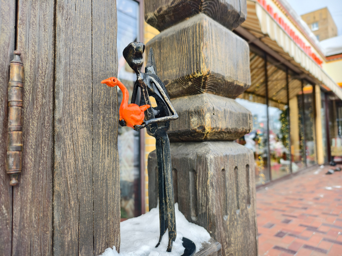 Ангел с мандариновым гусём. Листайте галерею