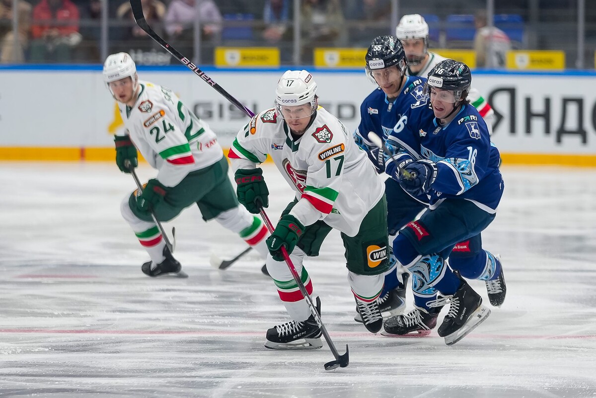 Илья Сафонов, Александр Барабанов, Никита Лямкин (слева направо) / фото: https://www.ak-bars.ru/