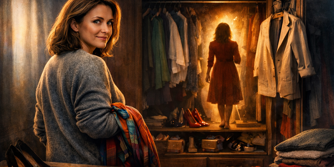 В шкафу у неё было 40 вещей. Носила три. Мы нашли, где прячется остальное