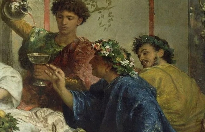 Сатурналии в Древнем Риме. 