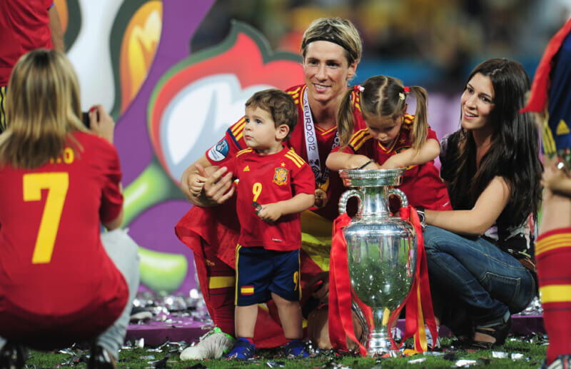 Фернандо Торрес с семьё