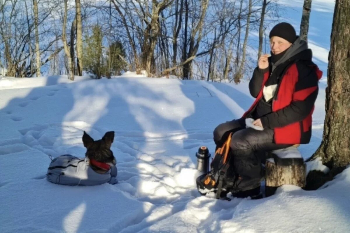    Артур Климаков и его верный пёс Эдвин.