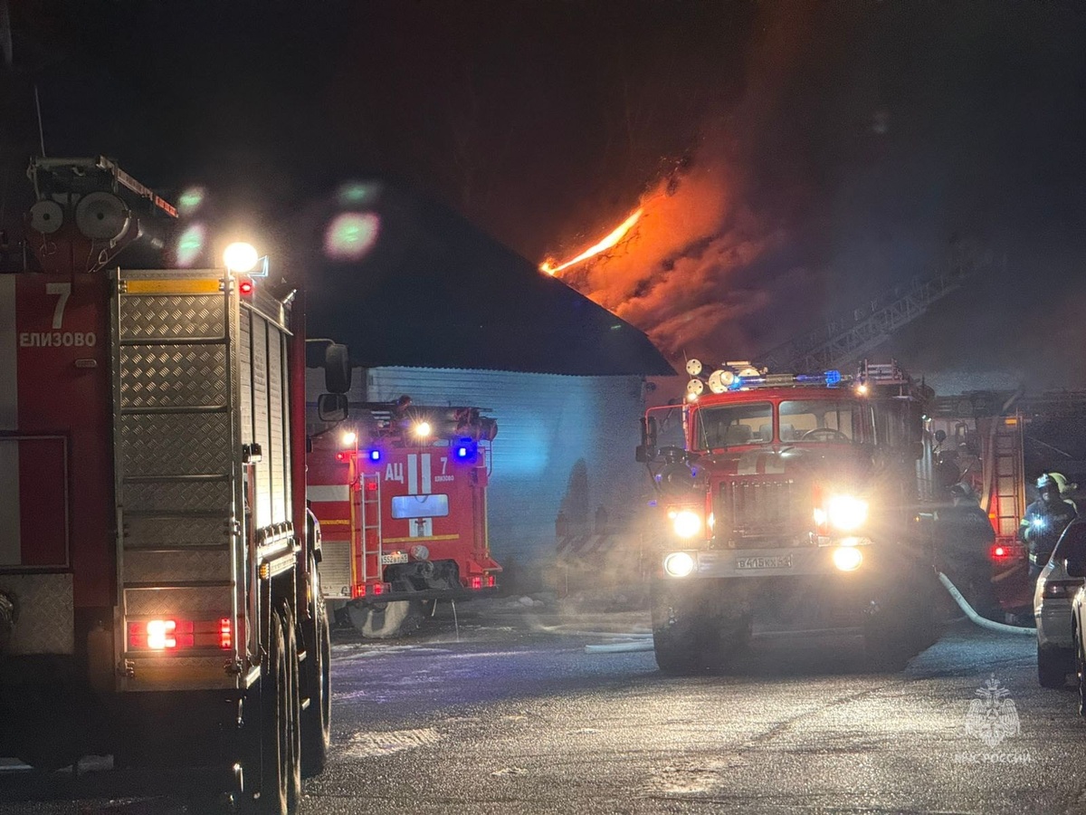    Камчатка МЧС пожарные зима