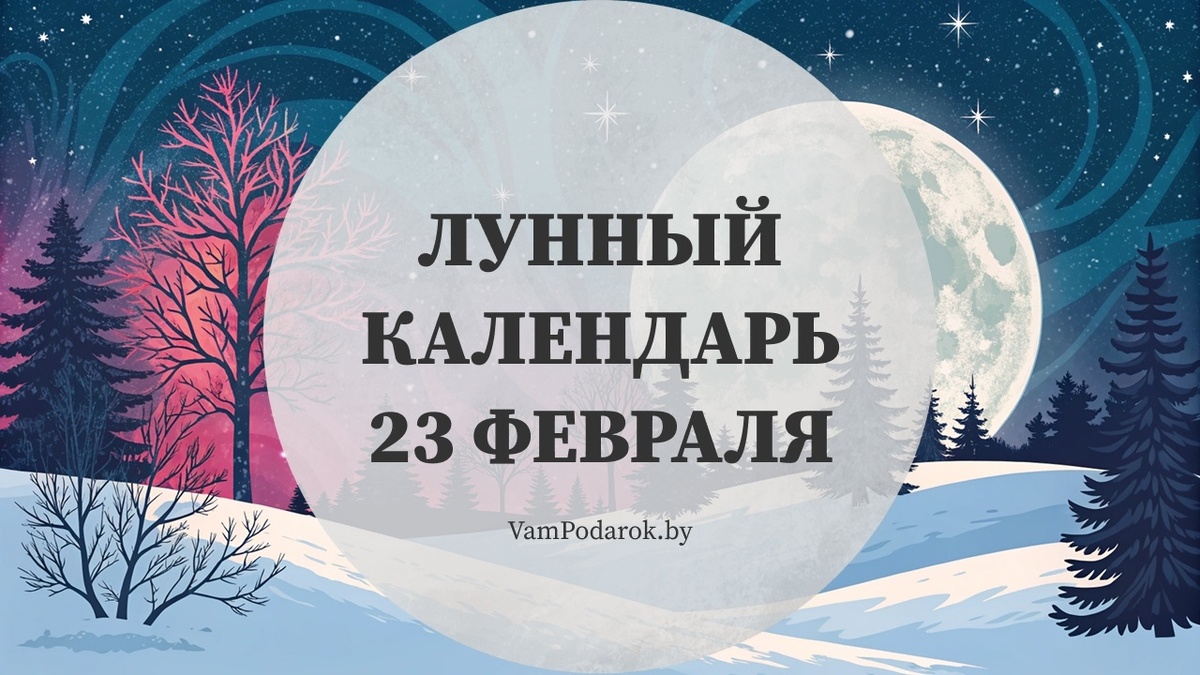 Лунный календарь на 23 февраля 2026 года: Рабочий понедельник с праздничным настроением