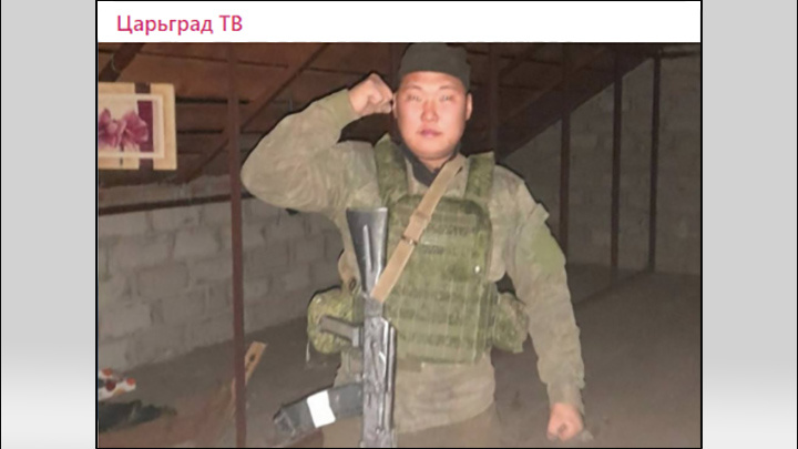    “Тебе ещё рано”: боец из Якутии рассказал, как очнулся по пути в морг. Скриншот: ТГ-канал "Царьград"