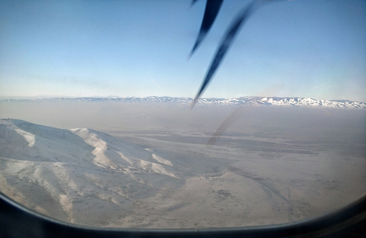 Яркий пример смога вблизи Кызыла