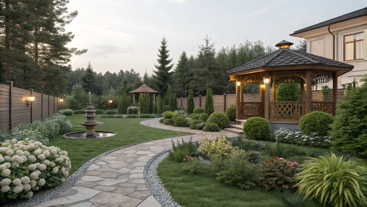 Так выглядит сад сразу после сдачи проекта. Красота, о которой мечтают все 🌿