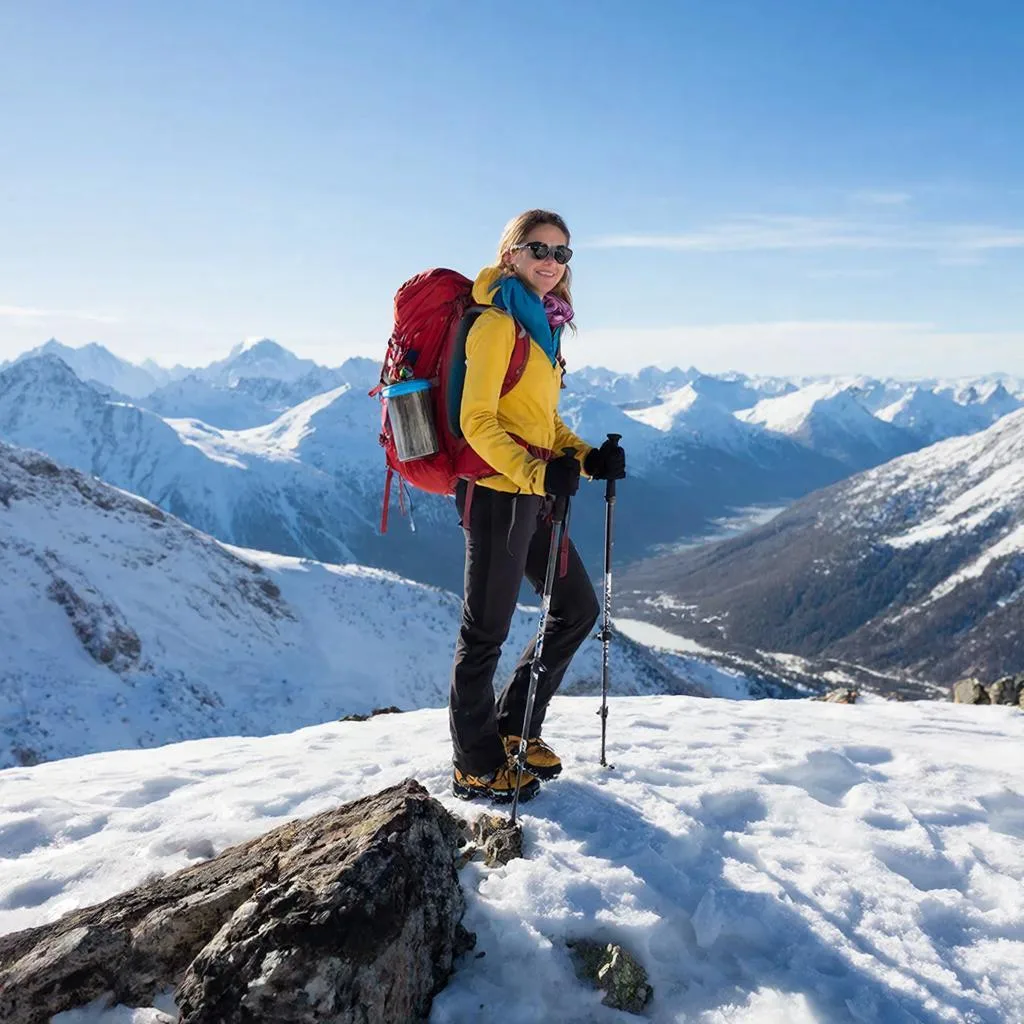 Хелен выложила фото перед восхождением