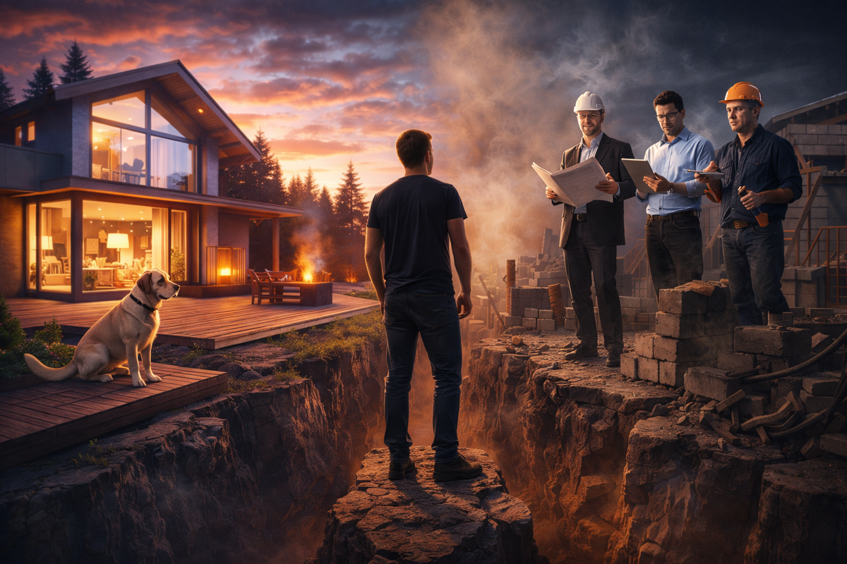 В какой-то момент разрыв между «хочу» и «как строят» становится критическим