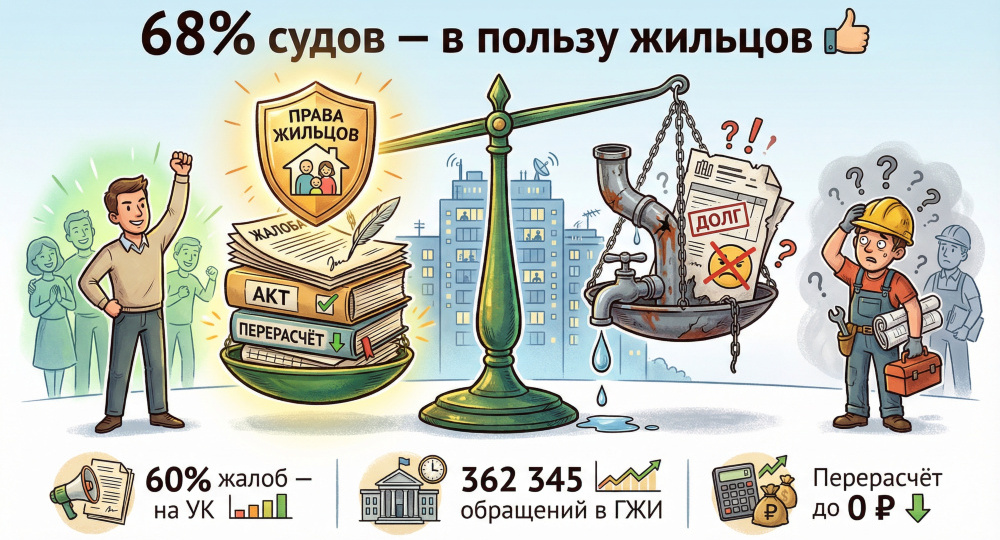 Жалоба на управляющую компанию в 2026 году