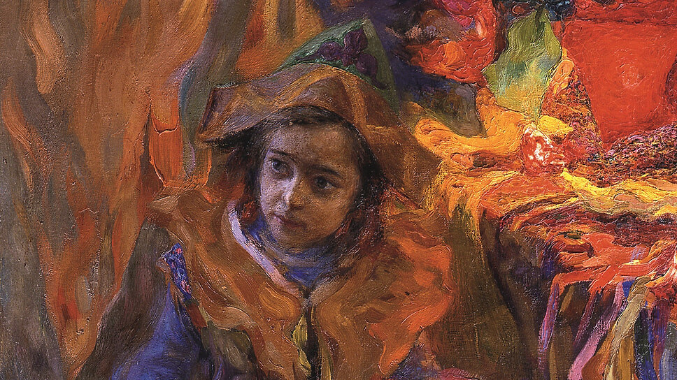 Василий Лебедев. «Девочка в маскарадном костюме», 1905.📷Фото: Краснодарский краевой художественный музей им. Ф.А. Коваленко