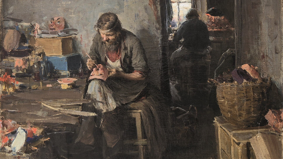 Абрам Архипов. «В мастерской масок», 1897.📷Фото: Нижегородский государственный художественный музей
