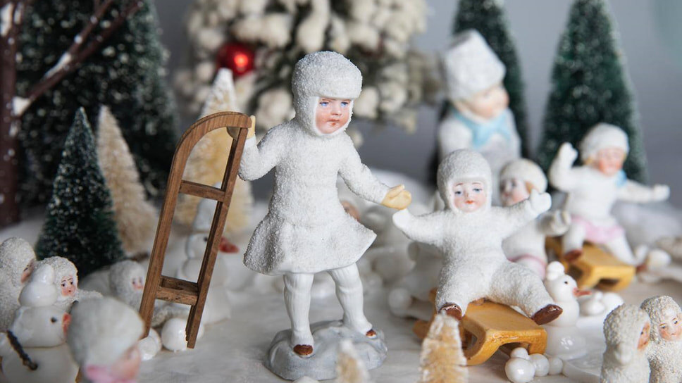 «Снежные малыши», Германия, фарфор, 1900-е — 1920-е.📷Фото: Собрание Дианы Панской