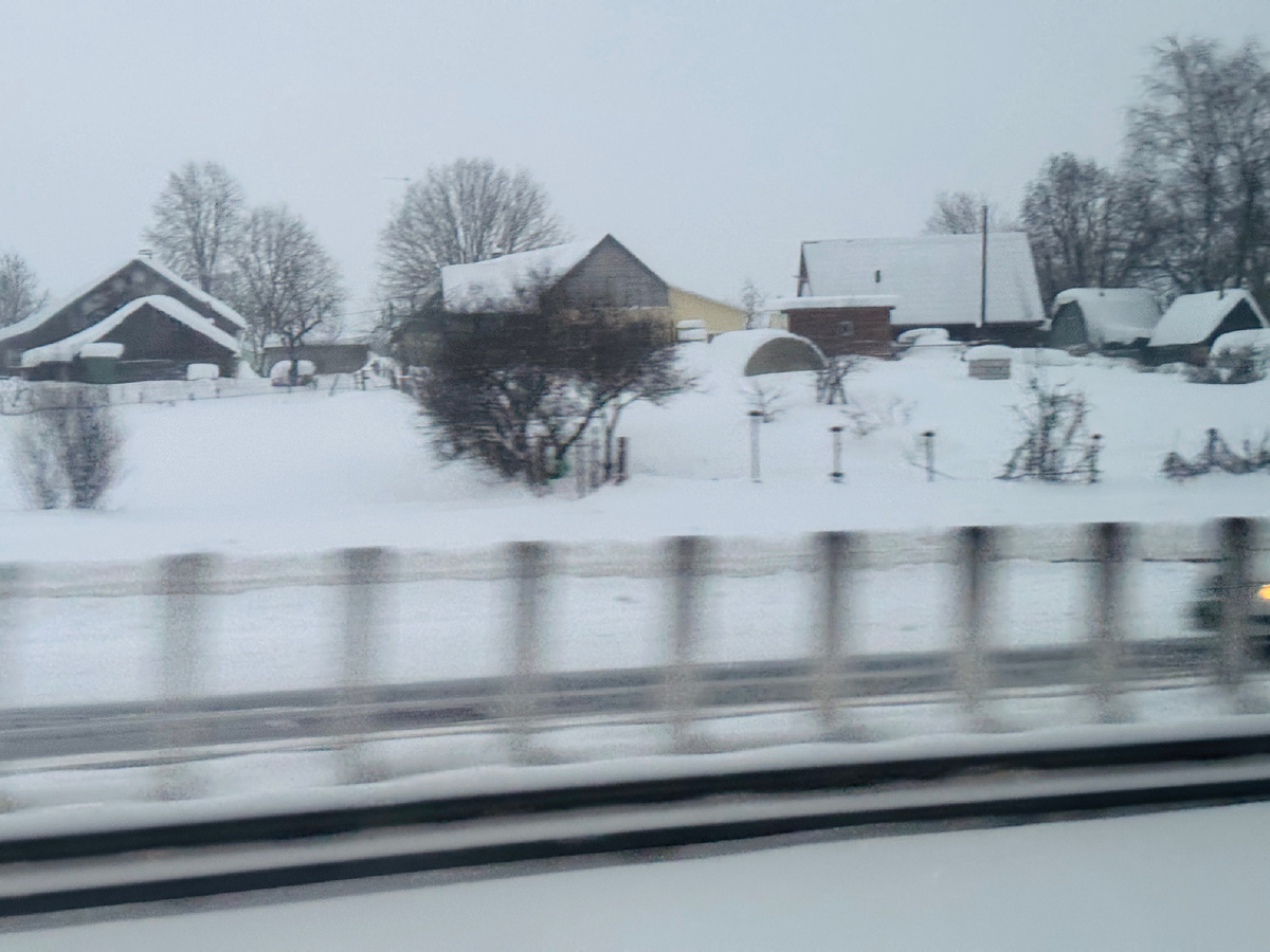 Заоконный этюд «Белое на белом»