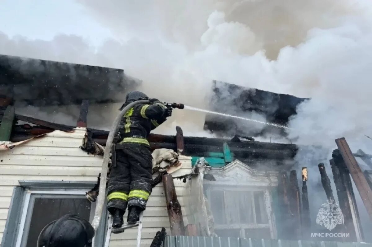    В Челябинске пожар в частном доме унёс жизнь мужчины