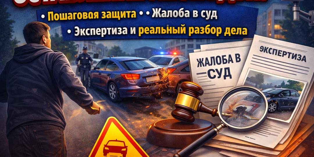 🚗 Оставление места ДТП: пошаговая защита, жалоба в суд, экспертиза и реальный разбор дела