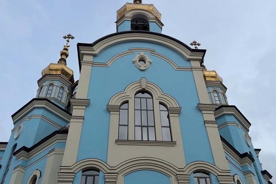    Санкт-Петербург восстанавливает собор Покрова Божьей Матери в Мариуполе. Фото: Канал Представительства Санкт-Петербурга в Мариуполе