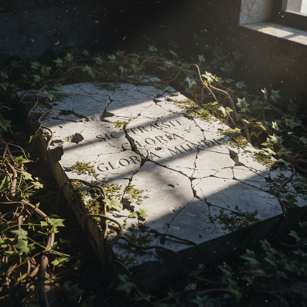 Так проходит слава мира сего. Здесь обрел покой неизвестный философ давно ушедшей эпохи.