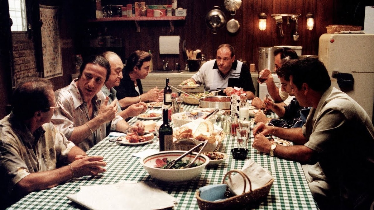 Фрагмент из сериала "Сопрано".