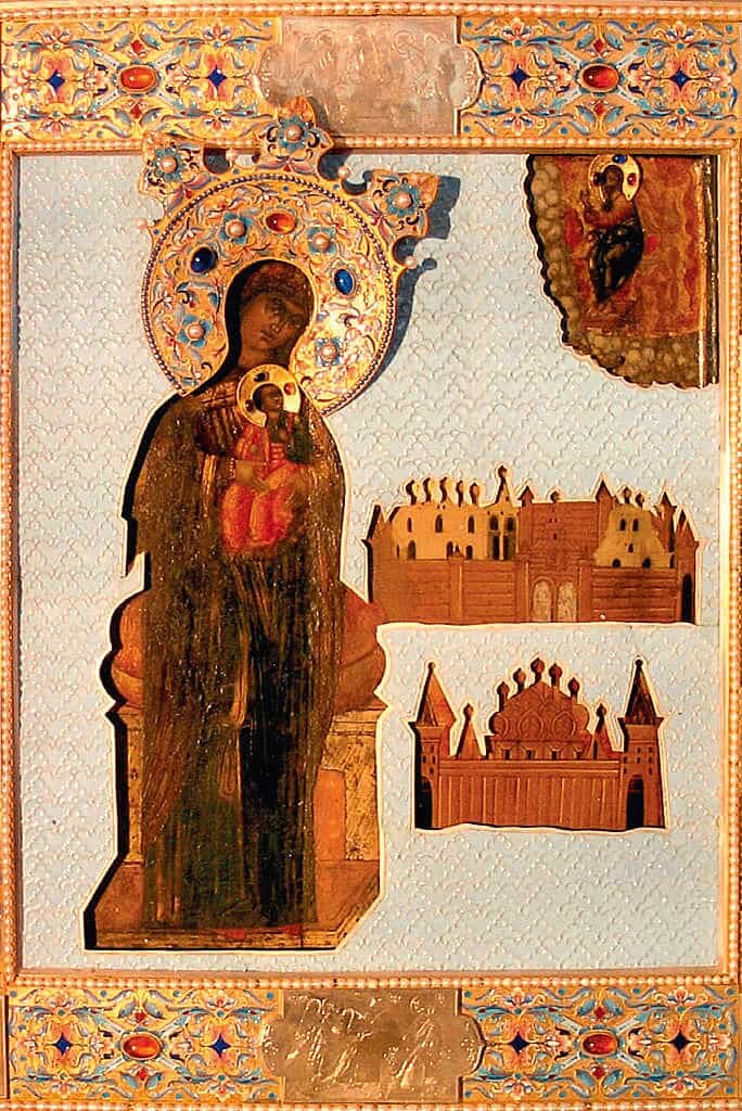 Икона Овинской Божией Матери. Современные списки.