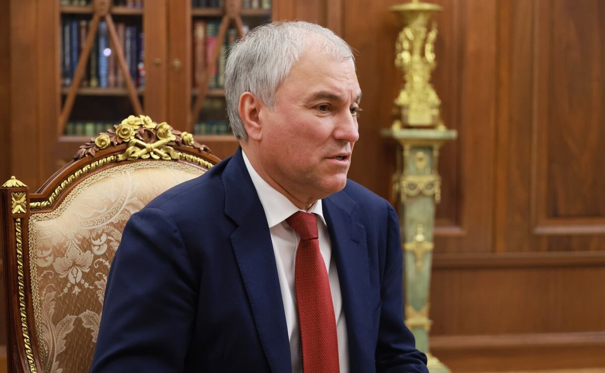   Спикер ГД Вячеслав Володин