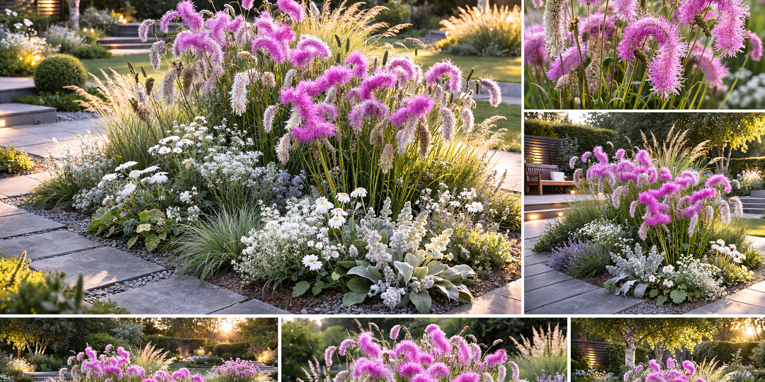 Тренд сезона: Кровохлебка Pink Brushes и Burr Blanc в современном саду