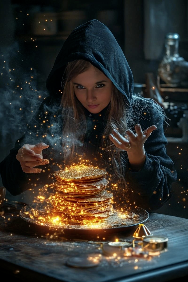 блинчики я умею жарить)