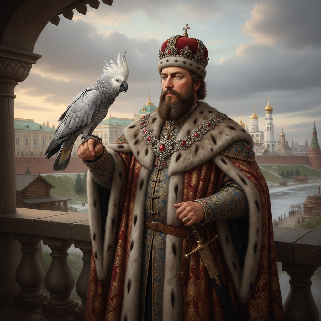 Иван III и попугай Жако