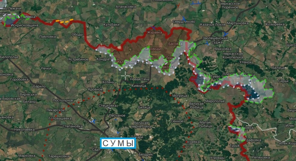Перспектива замечательная. Ждём весну и мощное движение в приграничье