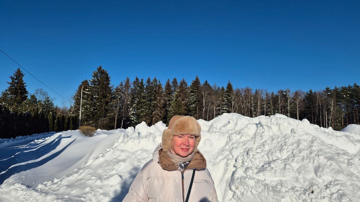 на прогулке 