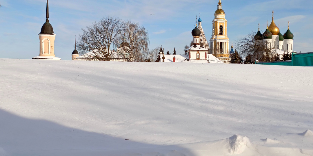 Зимняя Коломна и выставка Сергея Алдушкина.