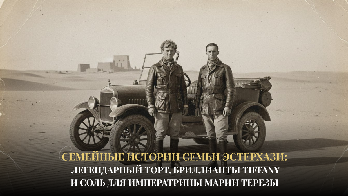 Семейные истории семьи Эстерхази: легендарный торт, бриллианты Tiffany и соль для императрицы Марии Терезы. Эксклюзивное интервью внука принца Антала — в честь 100-летия легендарного автосафари.
