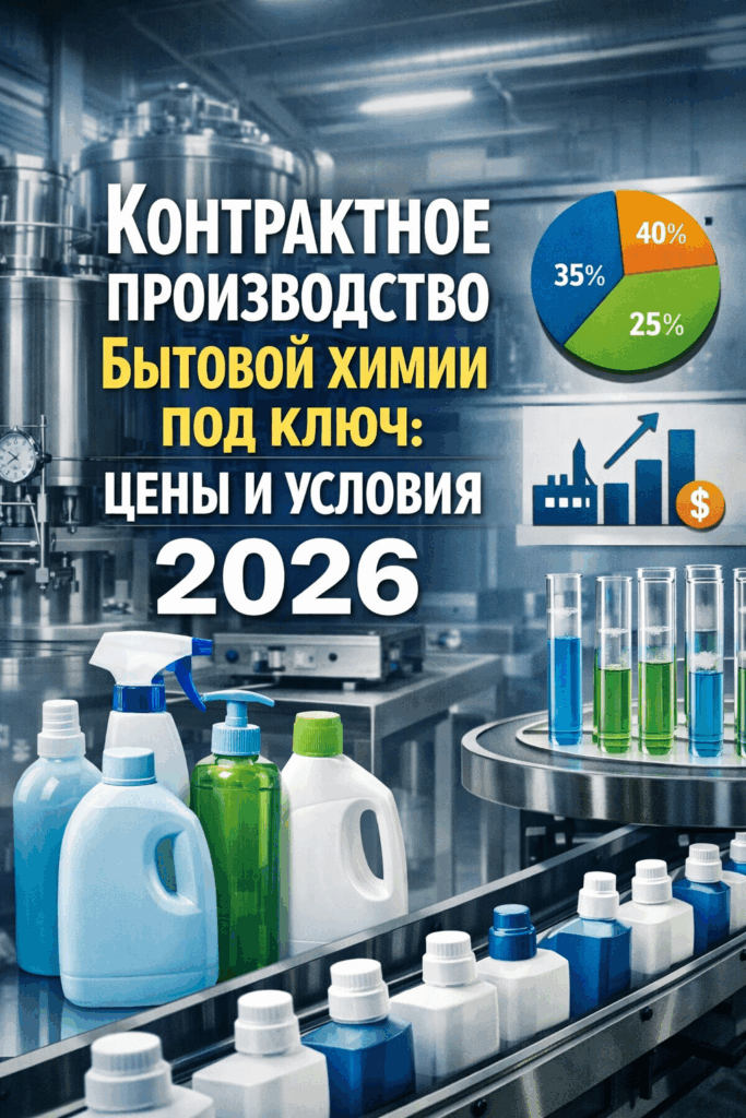    Контрактное производство бытовой химии под ключ: цены 2026, ошибки новичков и как запустить СТМ за копейки в Дзержинске SYNERBRAUN